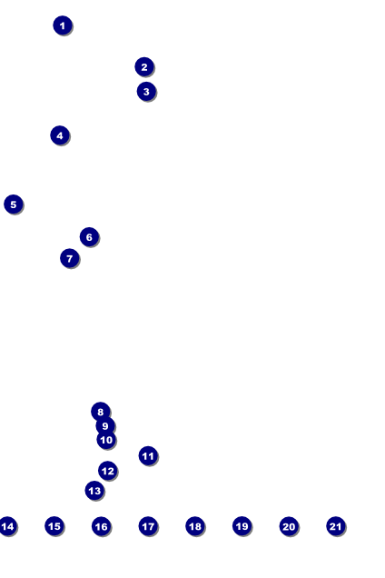 Red Tent Logo Poster Front Field Markers