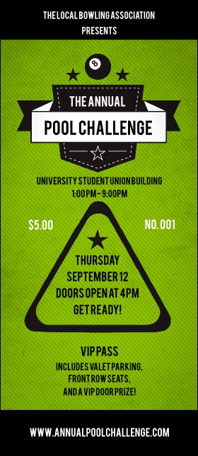 Billiards VIP Pass Product Front