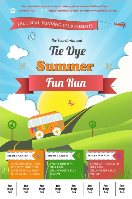 Hippie Logo Poster Product Front