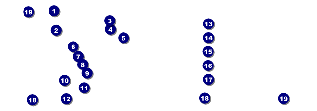 Pool Raffle Ticket Front Field Markers