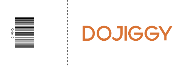 Boxing Raffle Ticket Product Back