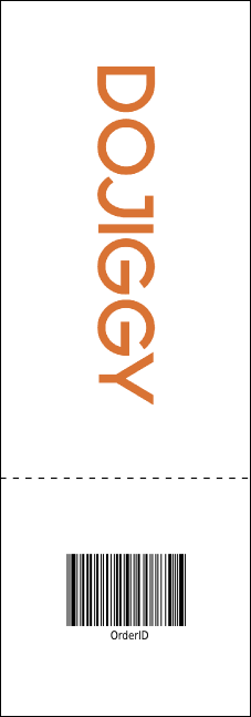 Equestrian Event Ticket Product Back