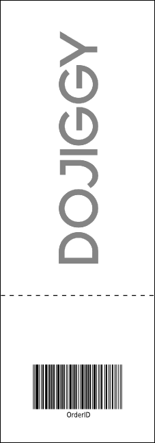 Black Tie Event Ticket Product Back