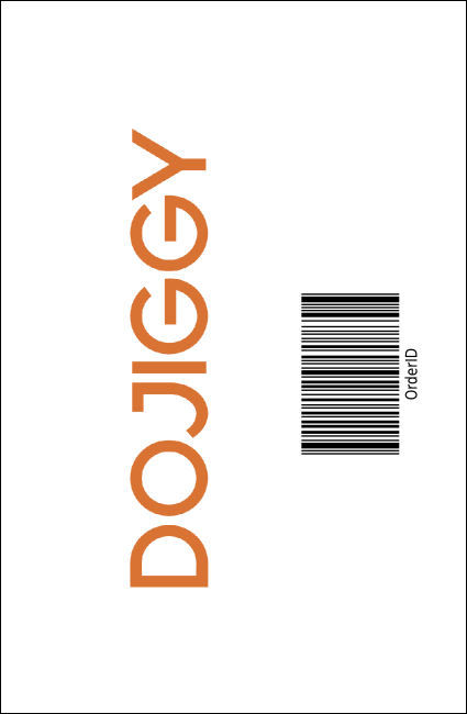 Green Gift Drink Ticket Product Back