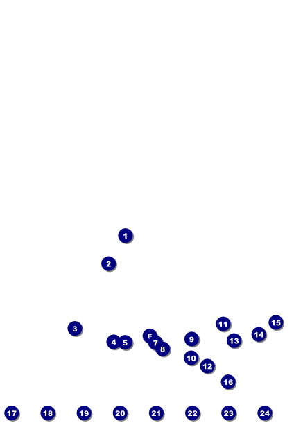 Dinosaur Logo Poster Front Field Markers