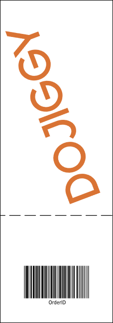 Skateboarding Event Ticket Product Back