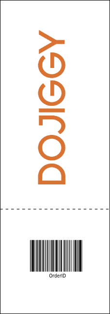 Skateboarding Raffle Ticket Product Back