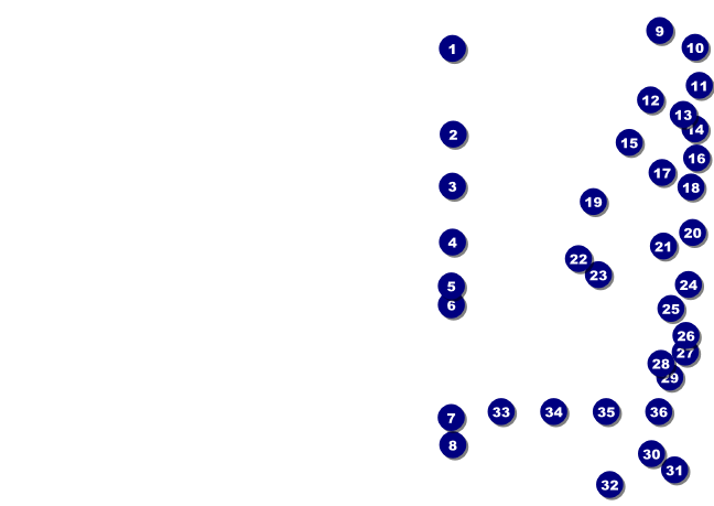 Fractal Wave Club Flyer Front Field Markers